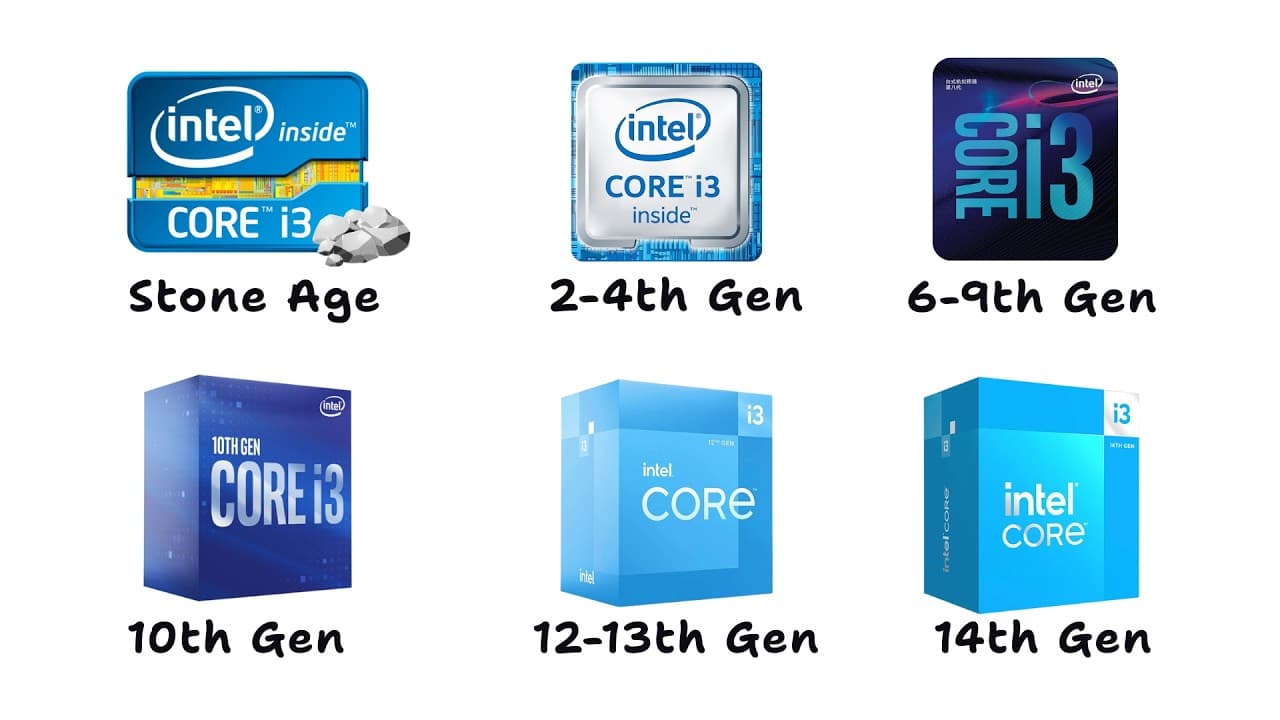 Video thumbnail for Every Gen Intel i3 Explained