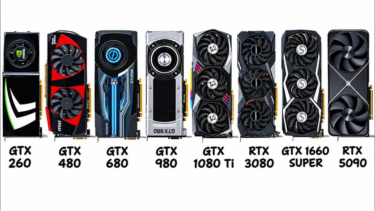 Video thumbnail for Every NVIDIA GTX Graphics Card Explained in 12 Minutes