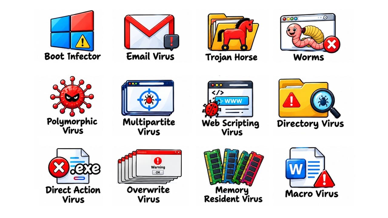 Video thumbnail for Every Dangerous Computer Virus Explained In 5 Minutes