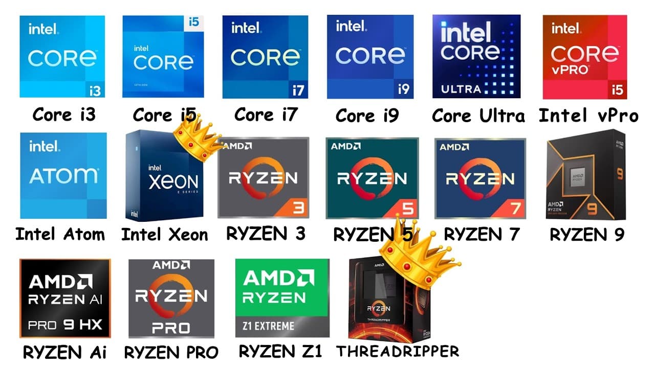 Video thumbnail for Every Intel And AMD CPU Explained in 9 Minutes