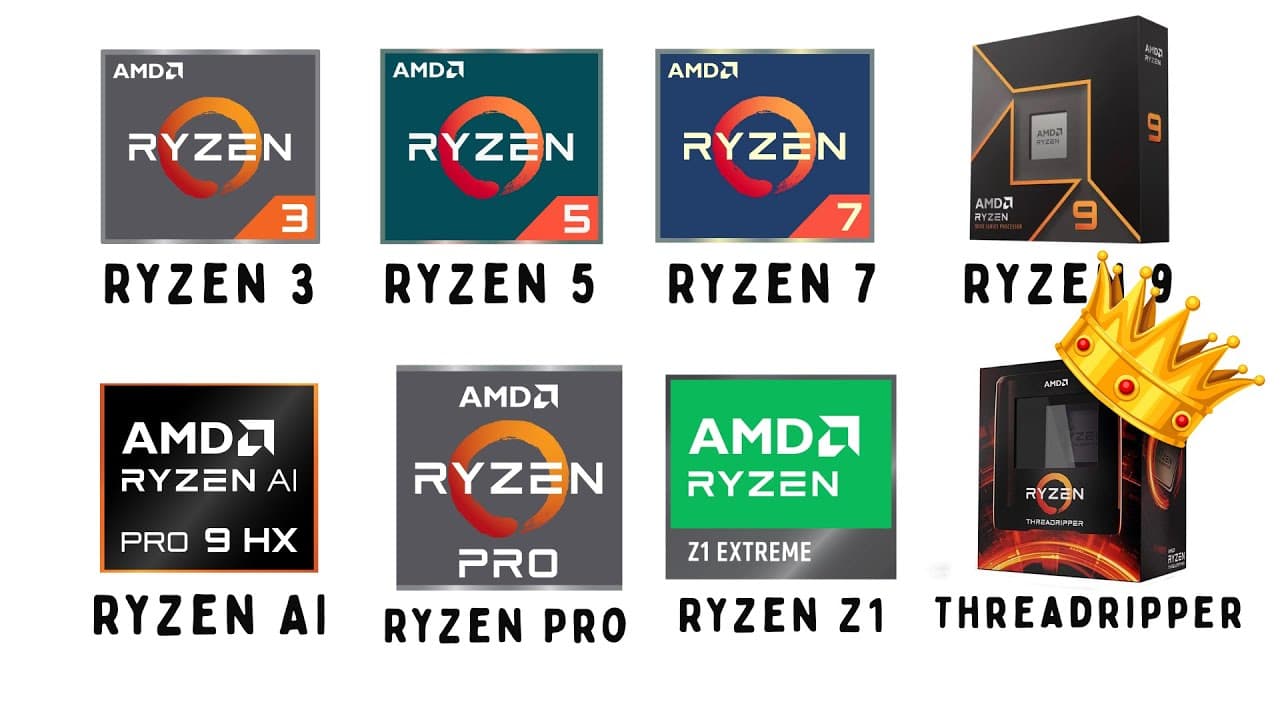 Video thumbnail for Every AMD CPU Explained in 5 Minutes