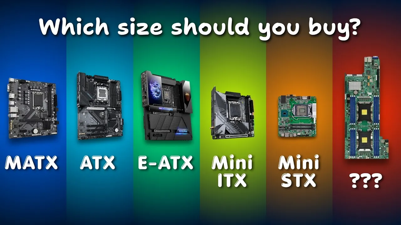 Video thumbnail for Every Motherboard Size Explained: Don't Buy The Wrong One